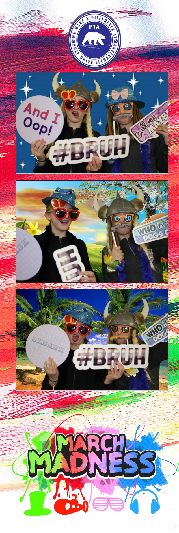 Poly Drive Elementary March Madness Carnival | View more photos from the event at gallery.photoboothbillings.com/u/PhotoBoothBillings/Poly-Drive-Elementary-March-Madness-Carnival